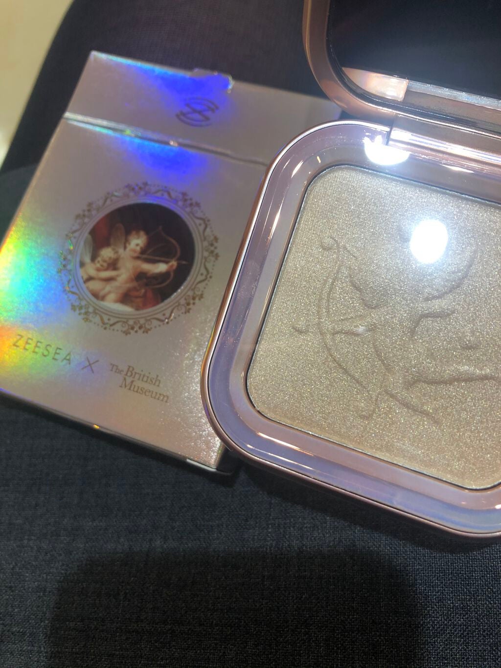 エンジェルキューピッドキスハイライター/ZEESEA/パウダーハイライトを使ったクチコミ(2枚目)