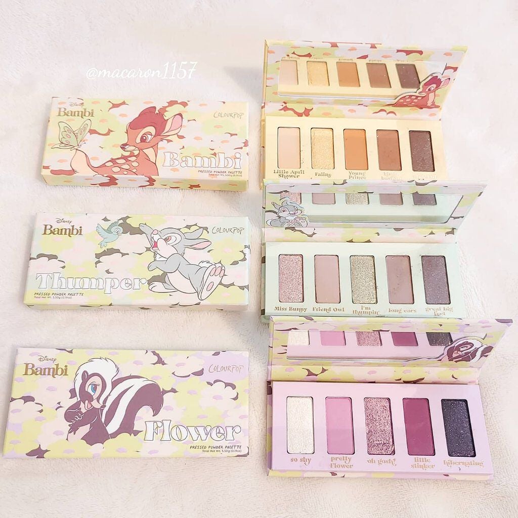 バンビパレット/ColourPop/アイシャドウパレットを使ったクチコミ(2枚目)