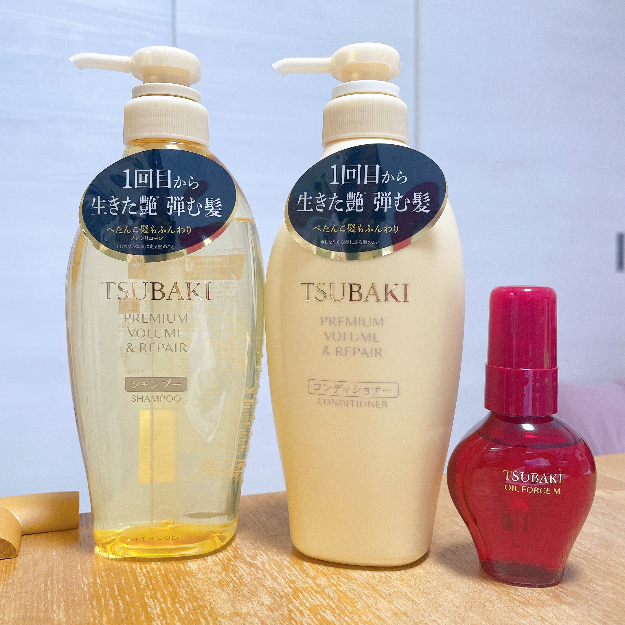 ＴＳＵＢＡＫＩ　オイルフォース M/TSUBAKI/ヘアオイルを使ったクチコミ（1枚目）