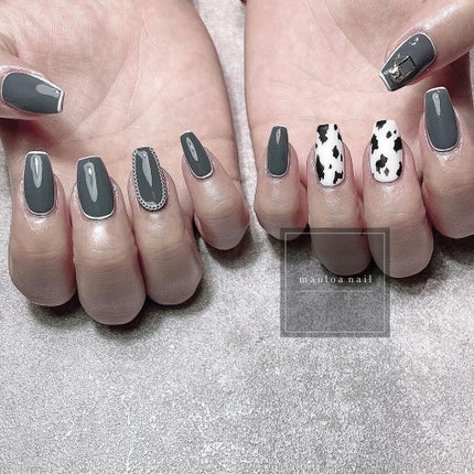 mauloa_nail on LIPS 「・ 🐄❤️・ネイルやり方動画fantistにて多数更新してます..」(1枚目)