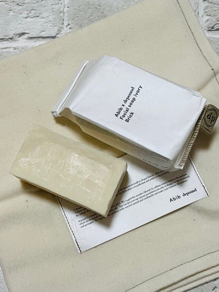 フェイシャルソープブリック アイボリー/Abib /洗顔石鹸を使ったクチコミ(4枚目)