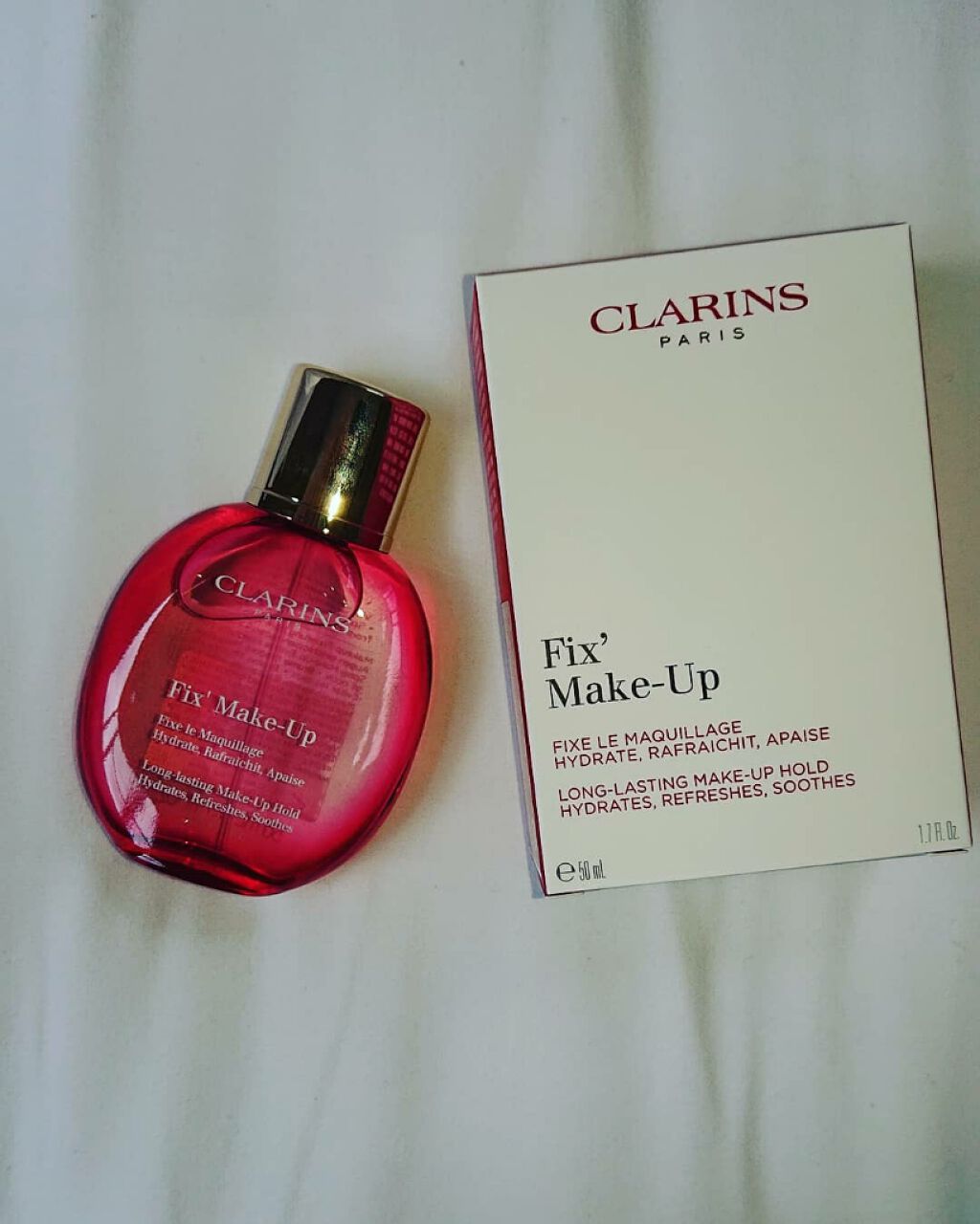 フィックス メイクアップ/CLARINS/ミスト状化粧水を使ったクチコミ(1枚目)