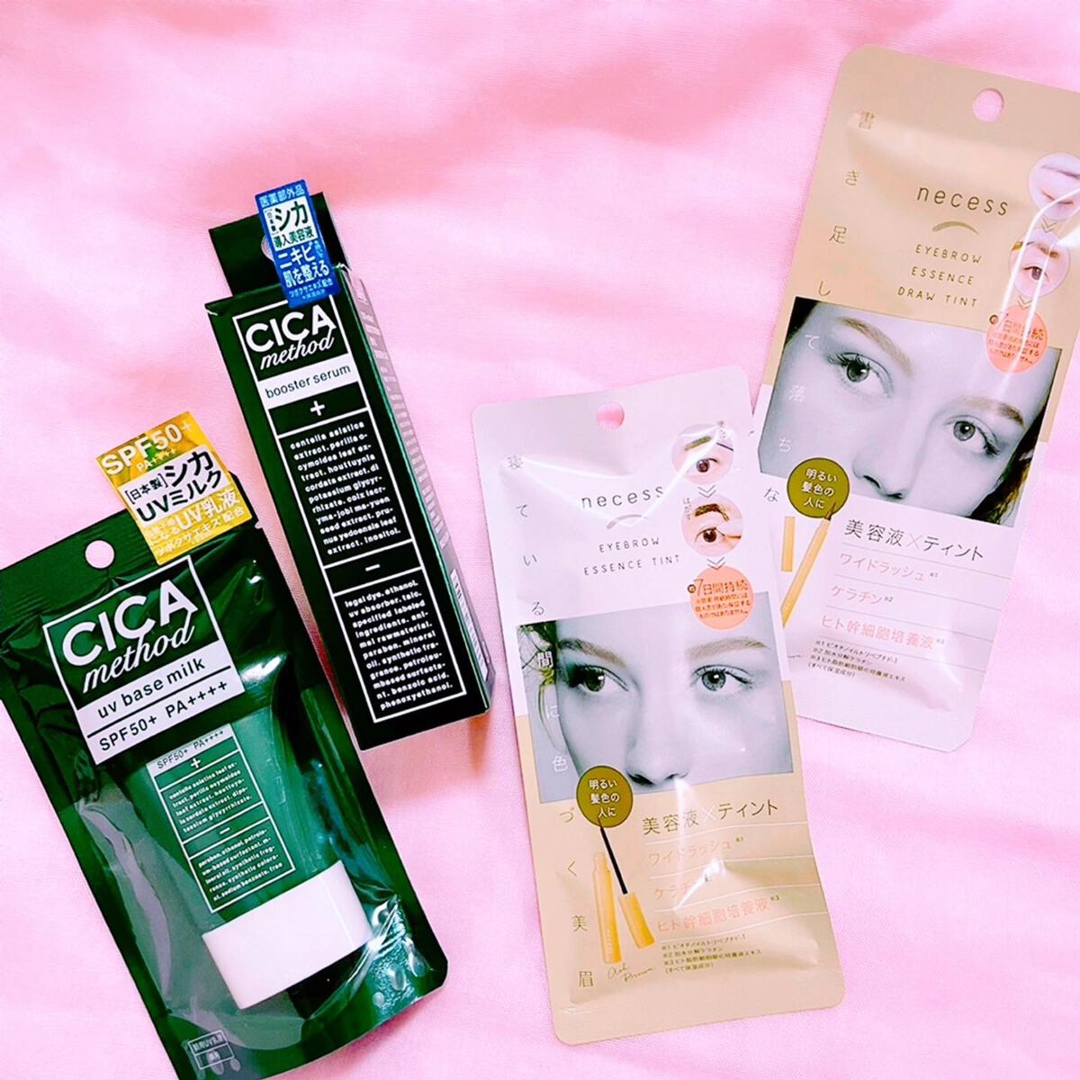 necess まゆ書き足し美容液ティント /コジット/眉ティントを使ったクチコミ（1枚目）