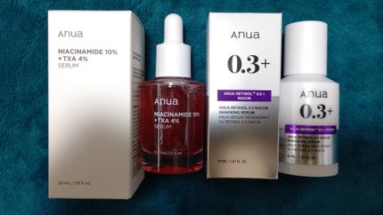 レチノール0.3 ナイアシンリニューイングセラム/Anua/美容液を使ったクチコミ(1枚目)