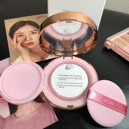 ピンクティーツリーカバークッション/APLIN/クッションファンデーションを使ったクチコミ(2枚目)