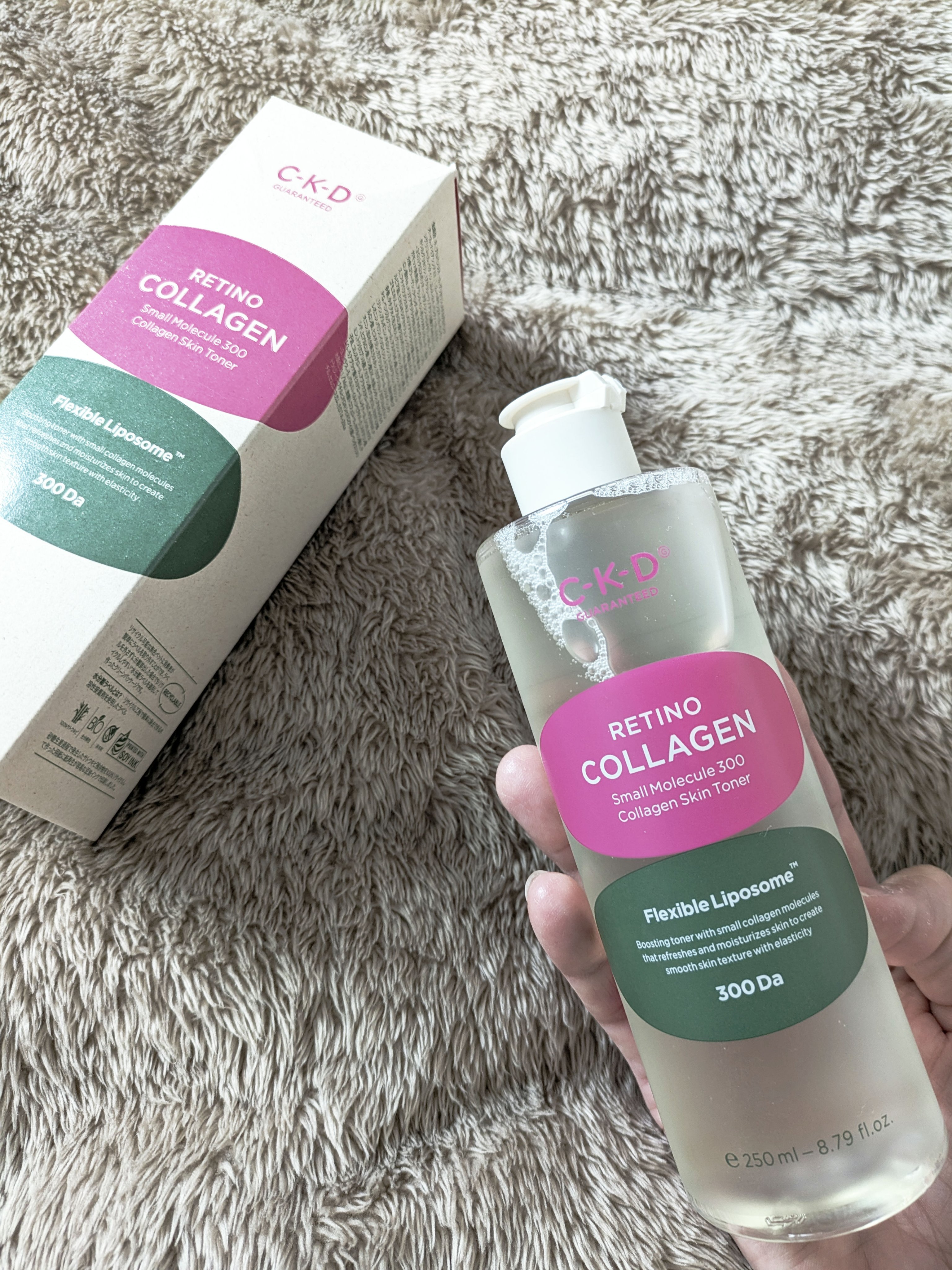 レチノコラーゲン低分子300トナー/CKD/化粧水を使ったクチコミ（1枚目）