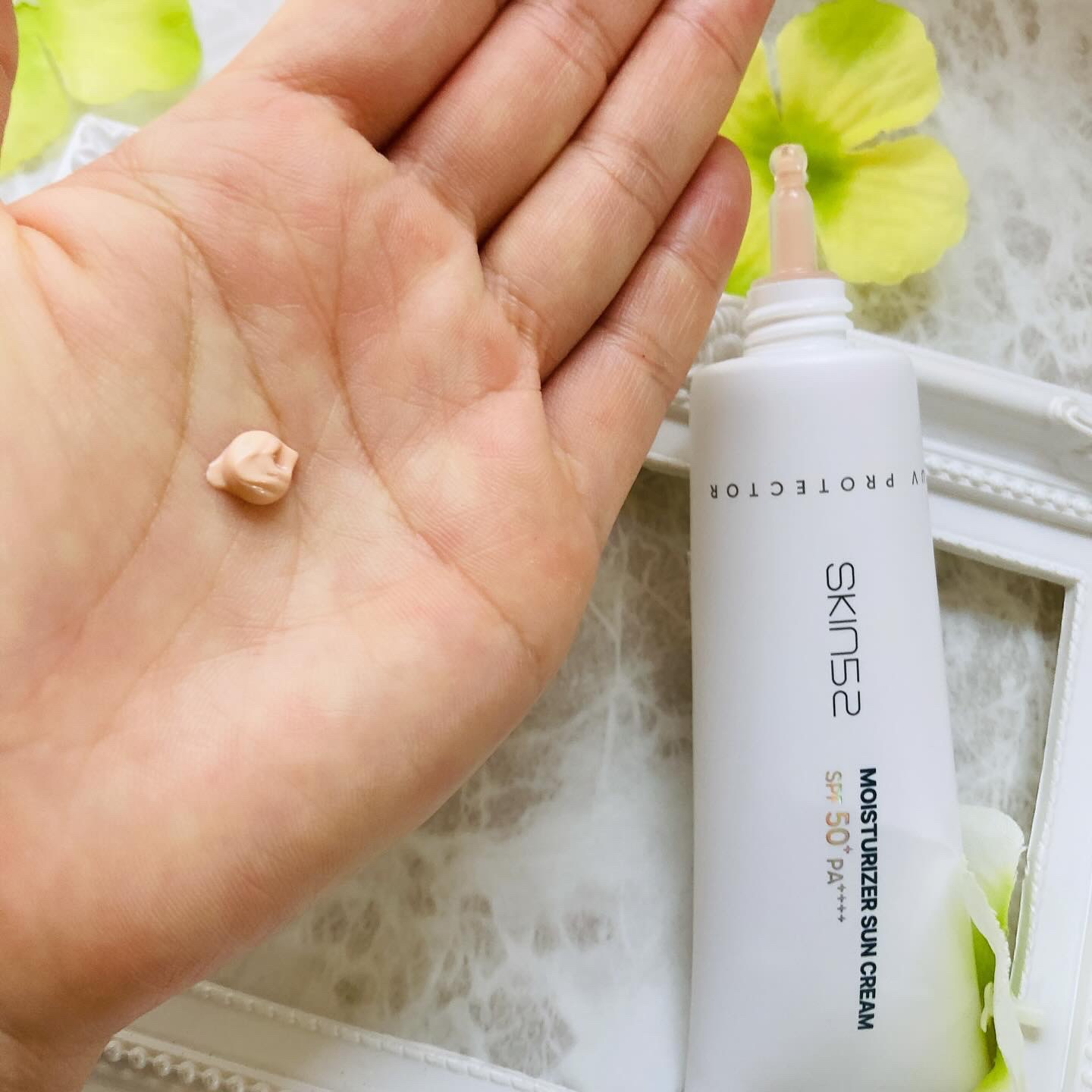 モイスチャライザーサンクリーム/SKIN52＆CO/日焼け止めクリームを使ったクチコミ（2枚目）