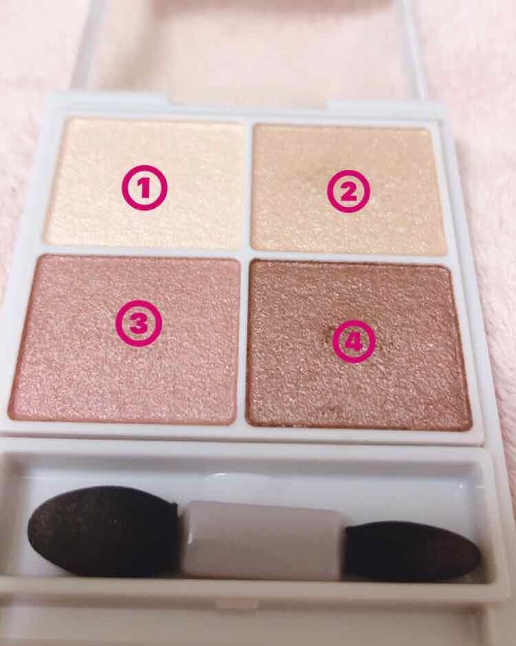 シルキースフレアイズ/キャンメイク/アイシャドウパレットを使ったクチコミ(2枚目)