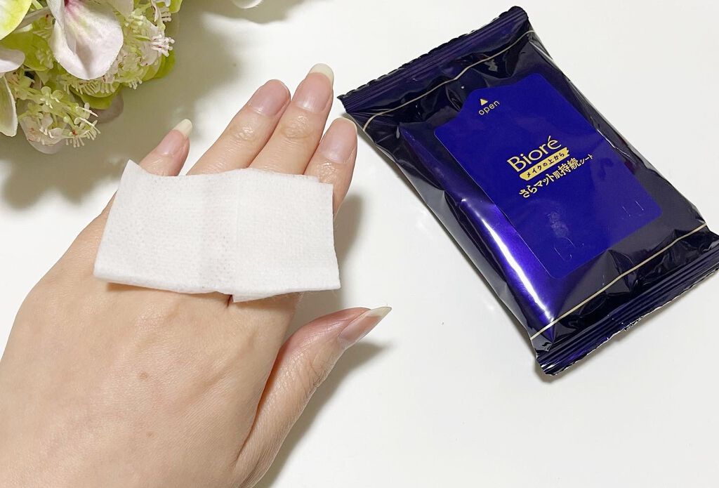 ビオレメイクの上からうるピタ肌持続シート/ビオレ/フェイスシートを使ったクチコミ（3枚目）