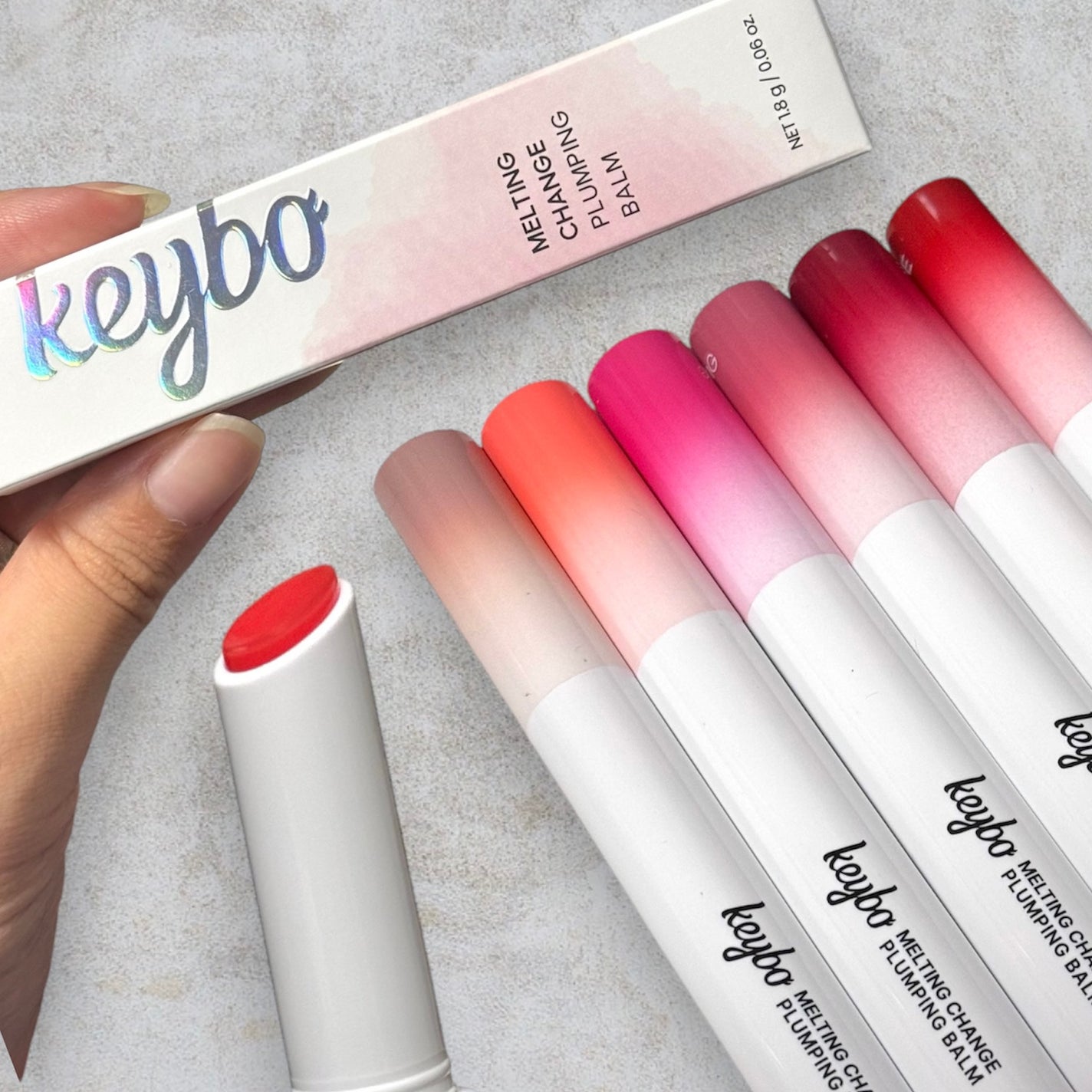 MELTING CHANGE PLUMPING BALM/keybo/口紅を使ったクチコミ(1枚目)