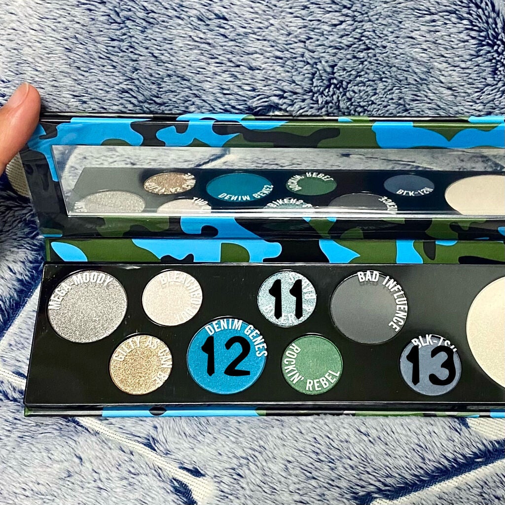 30COLORSEYESHADOWPALETTE/Dolly Angel/アイシャドウパレットを使ったクチコミ(9枚目)