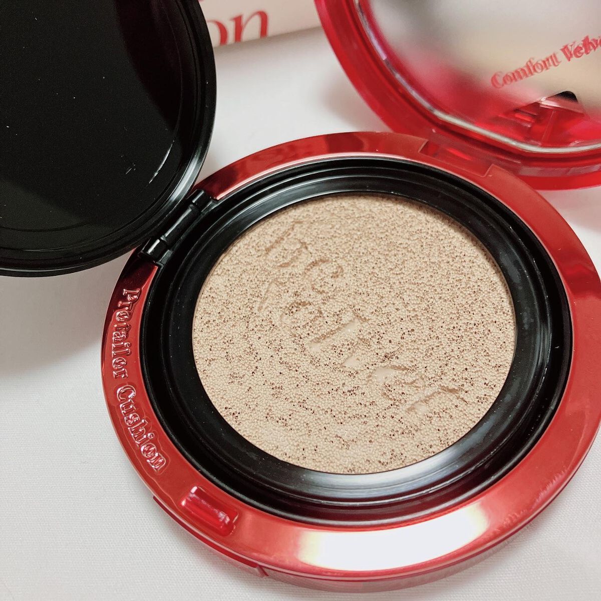 プロテーラービーベルベットカバークッション/espoir/クッションファンデーションを使ったクチコミ（2枚目）