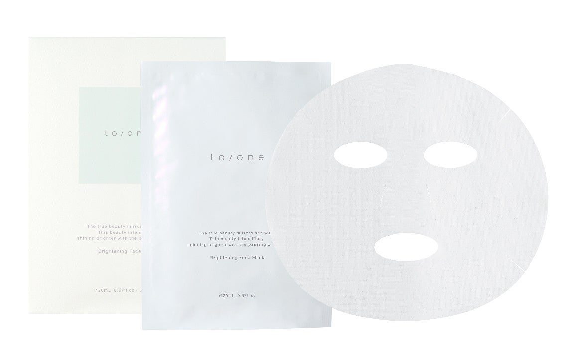 トーン ブライトニング フェイスマスク 5枚入り