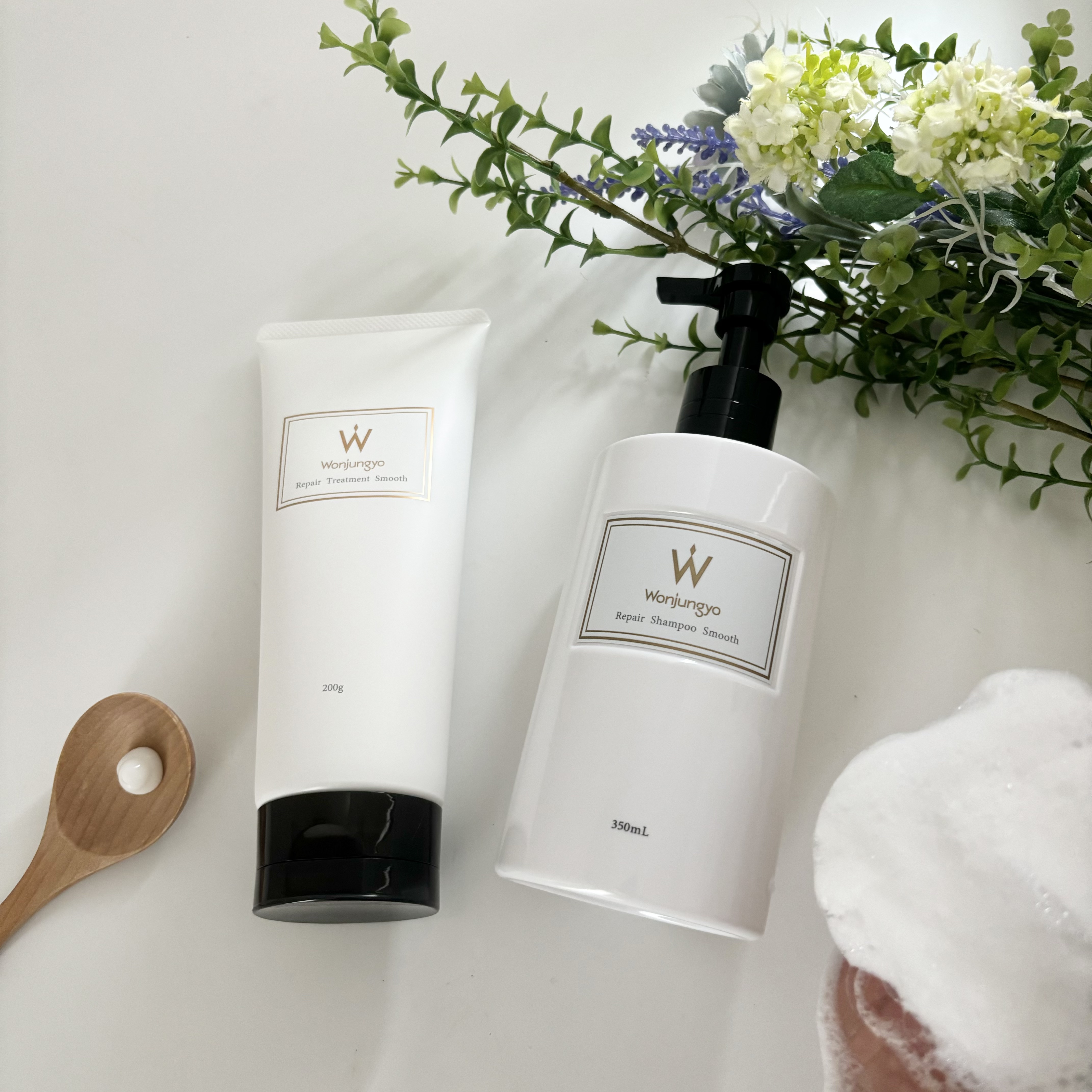 ウォンジョンヨ リペアシャンプー スムース／リペアトリートメント スムース リペアシャンプー スムース/Wonjungyo/市販シャンプーを使ったクチコミ（3枚目）