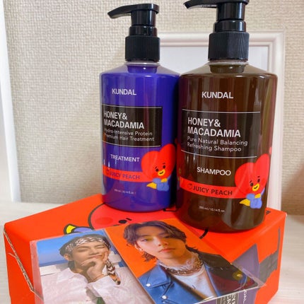 ハニー&マカデミアシャンプー/トリートメント /KUNDAL/シャンプー・コンディショナーを使ったクチコミ(1枚目)