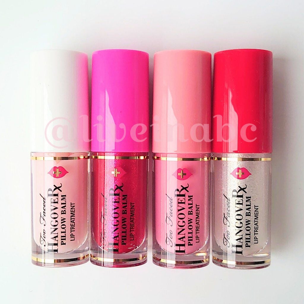 トゥーフェイスドハングオーバーピローバームリップトリートメントセット/Too Faced/リップケアを使ったクチコミ(2枚目)