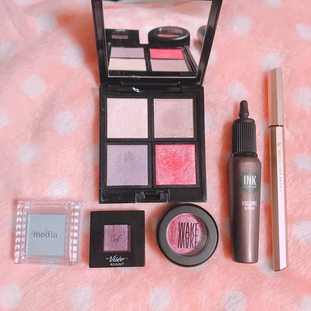 ブライトアップアイシャドウ/media/単色アイシャドウを使ったクチコミ（1枚目）