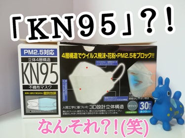 Airish plus CLEAN SHIELD KF94  Health Mask  のクチコミ「え？KN95?！
購入してから気がついた😅💦
「KF94マスク」のつもりで買ったら
違いました.....」（1枚目）