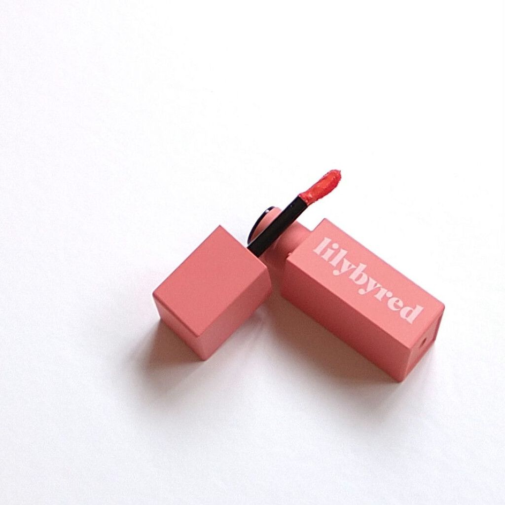 ブラッディライアー コーティングティント 01 ソフトアプリコット(Soft Apricot)/lilybyred/リップティントを使ったクチコミ（3枚目）