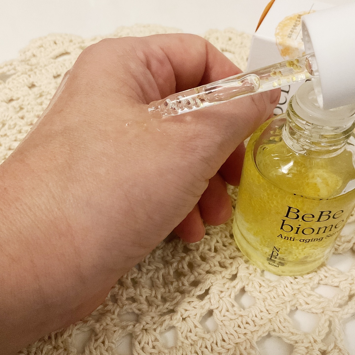 ベベバイオームアンチエイジングセラム/NATURAL DERMA PROJECT/美容液を使ったクチコミ（3枚目）