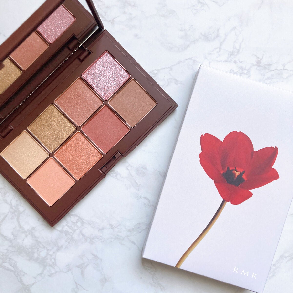 ウォーム メモリーズ アイシャドウパレット/RMK/アイシャドウパレットを使ったクチコミ(1枚目)