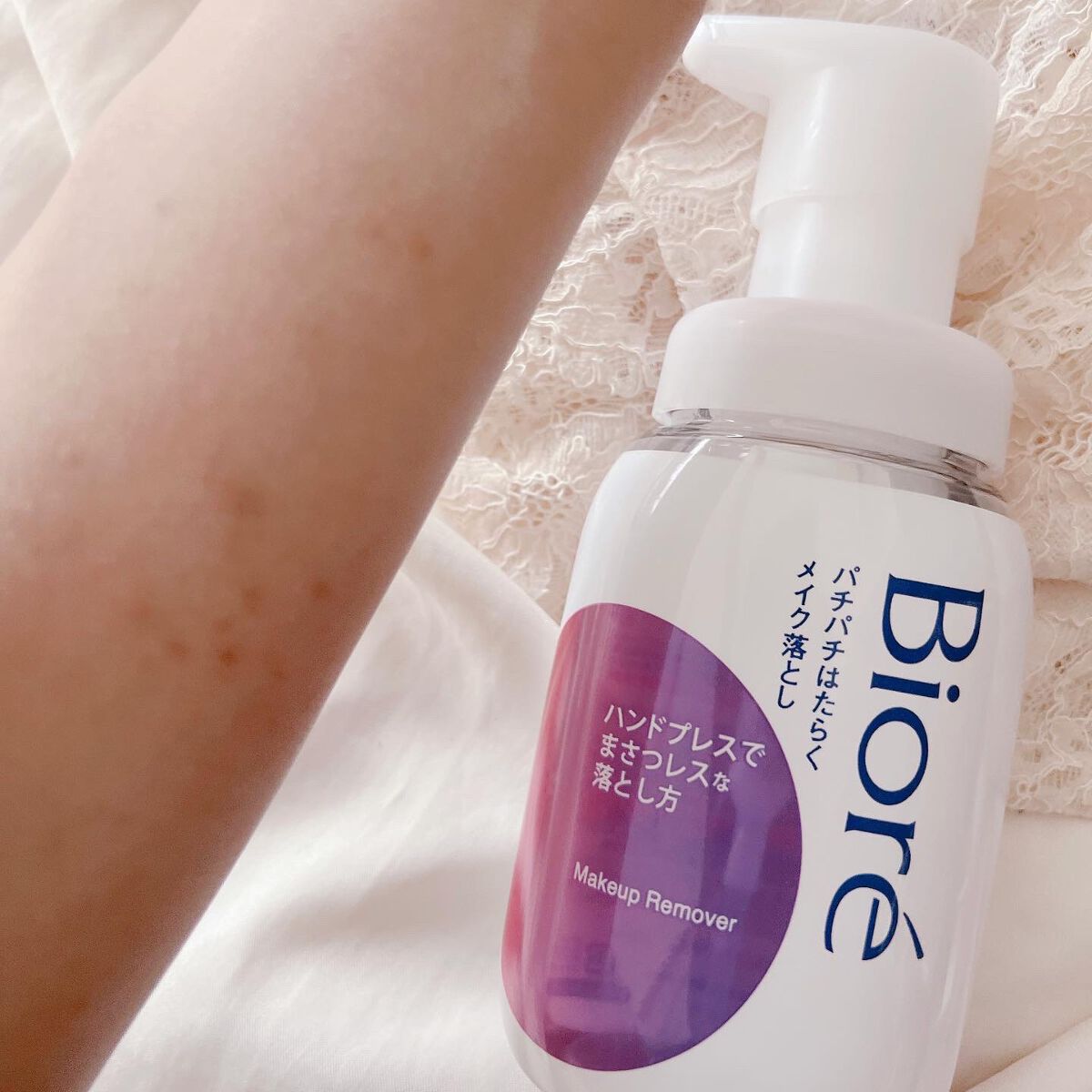 パチパチはたらくメイク落とし/ビオレ/クレンジングウォーターを使ったクチコミ(4枚目)