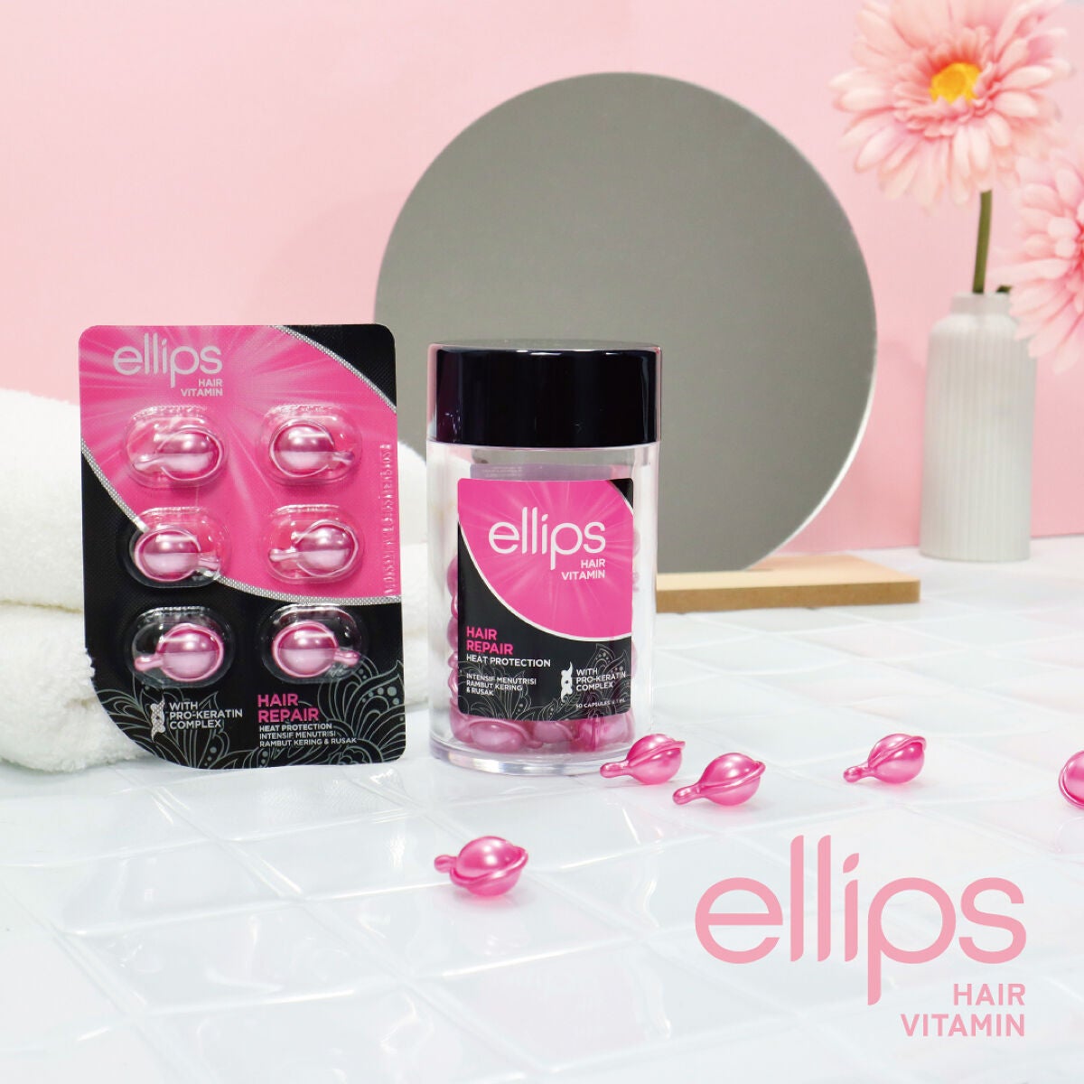 pro keratin HAIR REPAIR/ellips/ヘアオイルを使ったクチコミ(1枚目)