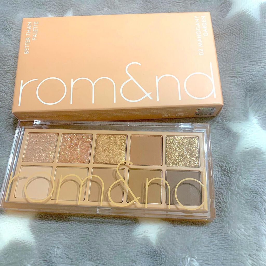 ベターザンパレット/rom&nd/アイシャドウパレットを使ったクチコミ(2枚目)