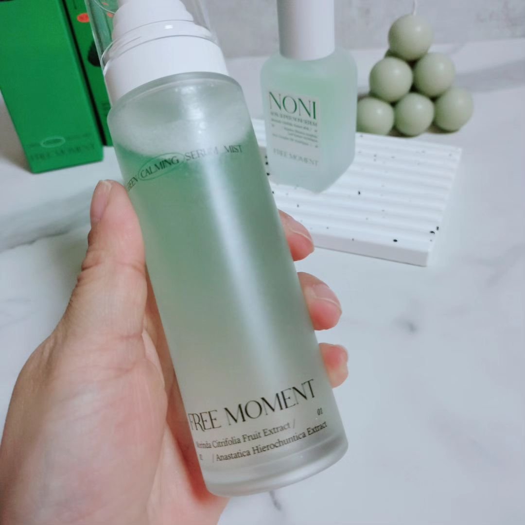 グリーンカーミングセラムミスト/Free Moment /ミスト状化粧水を使ったクチコミ（3枚目）