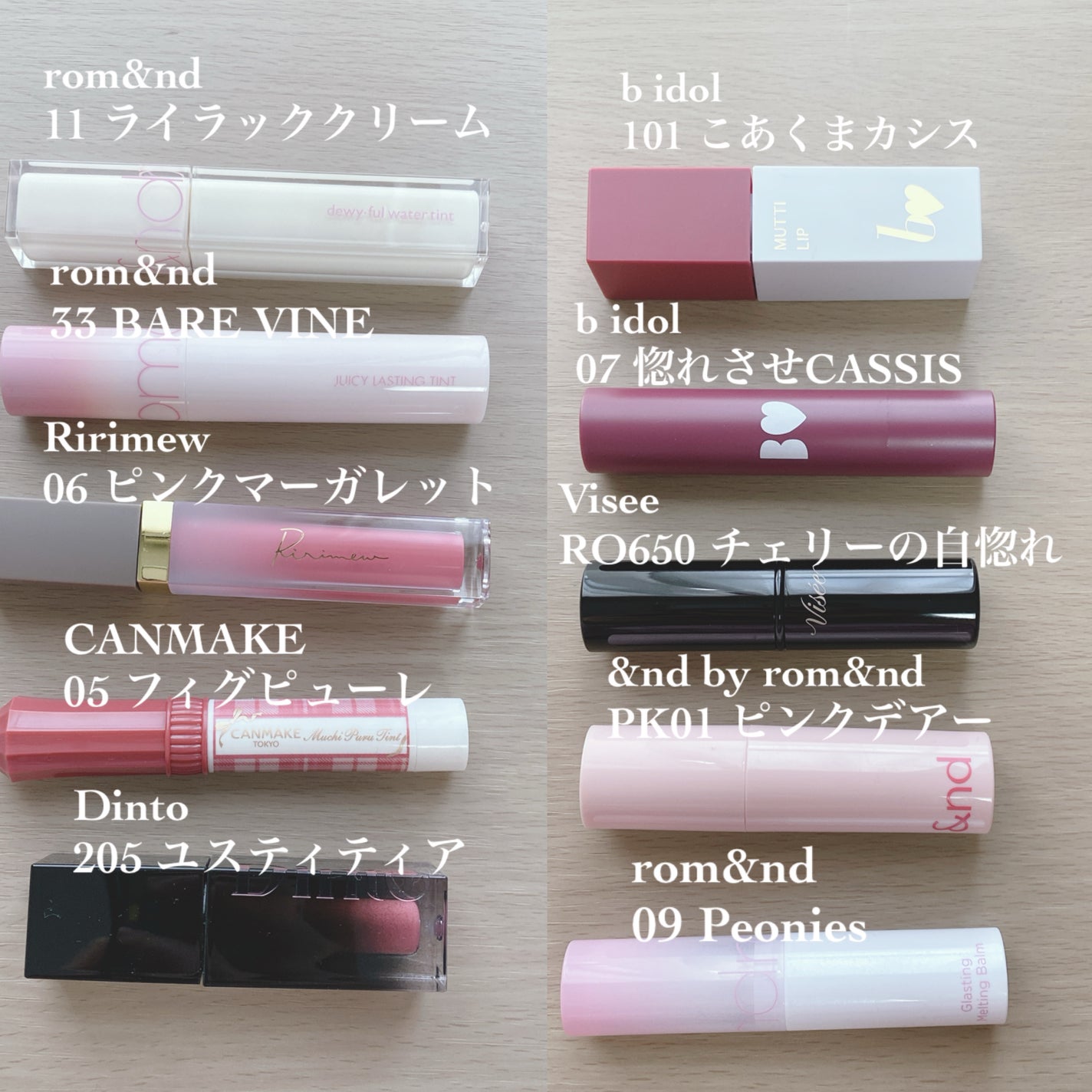 ジューシーラスティングティント/rom&nd/リップティントを使ったクチコミ(2枚目)
