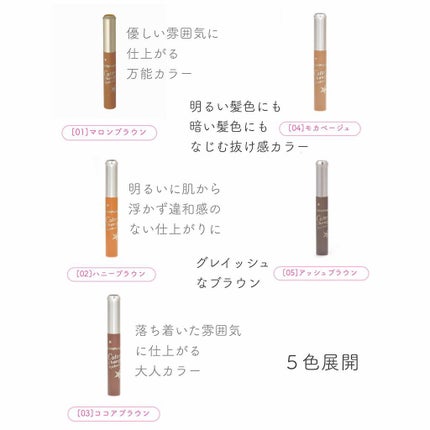 カラーチェンジアイブロウ/キャンメイク/眉マスカラを使ったクチコミ(4枚目)