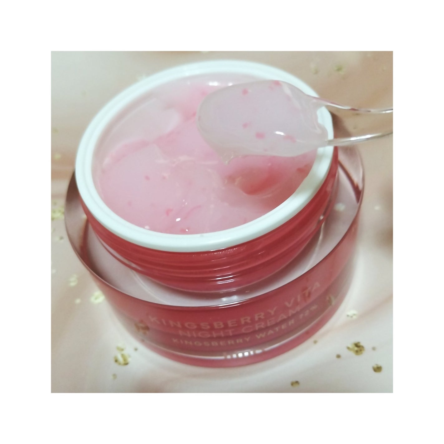 キングスベリービタナイトクリーム/hince/フェイスクリームを使ったクチコミ(2枚目)