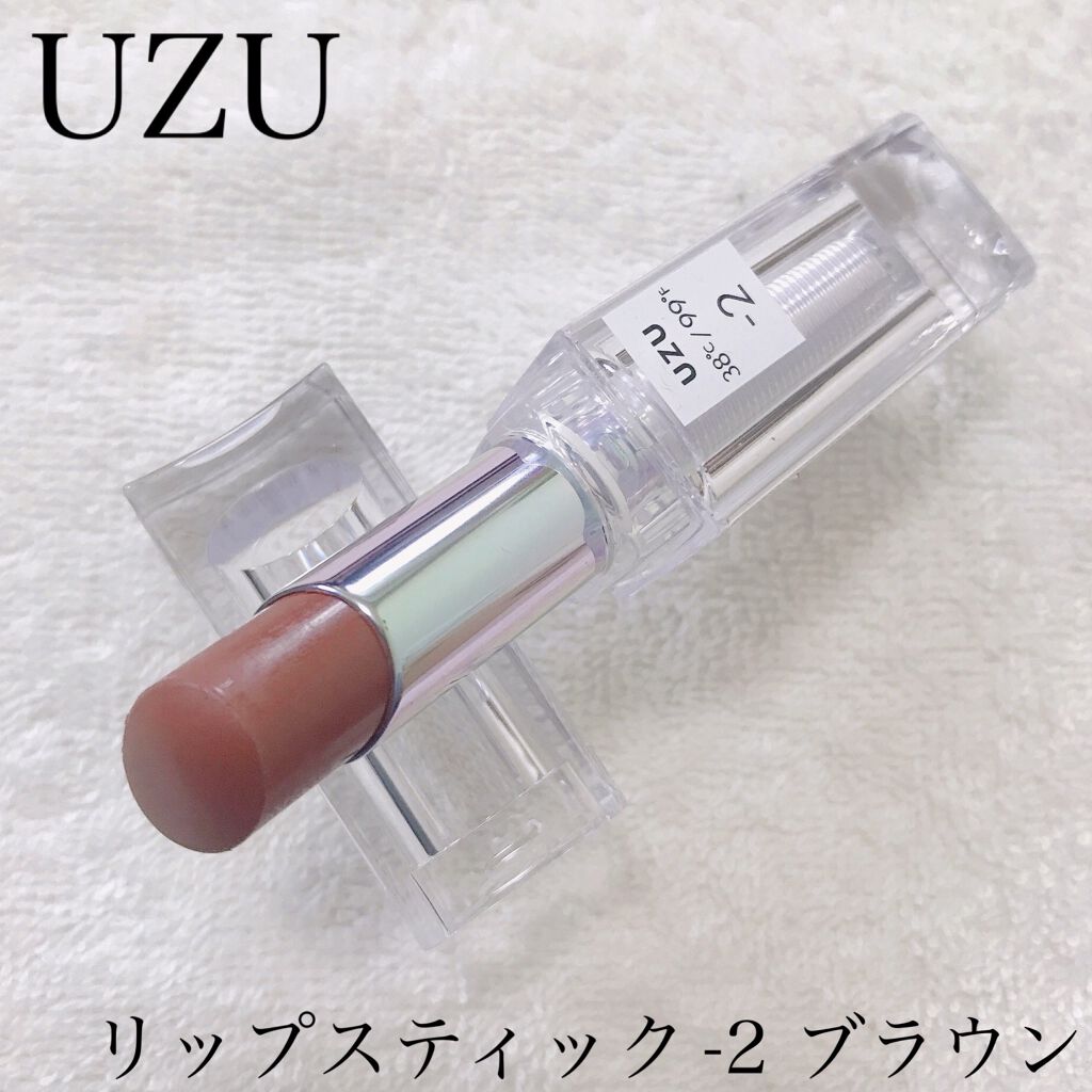  38°C / 99°F Lipstick <TOKYO> -2 BROWN/UZU BY FLOWFUSHI/口紅を使ったクチコミ（1枚目）
