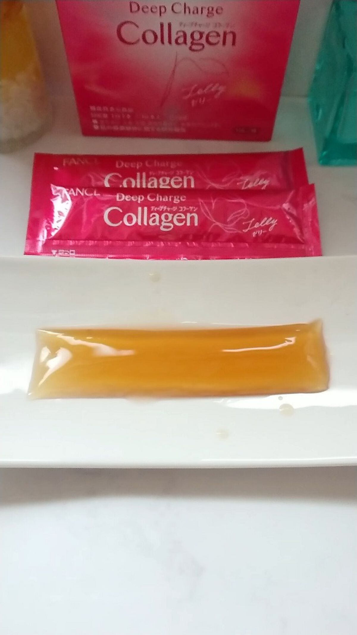 ディープチャージ  コラーゲン スティックゼリー/ファンケル/美容サプリメントを使ったクチコミ（1枚目）