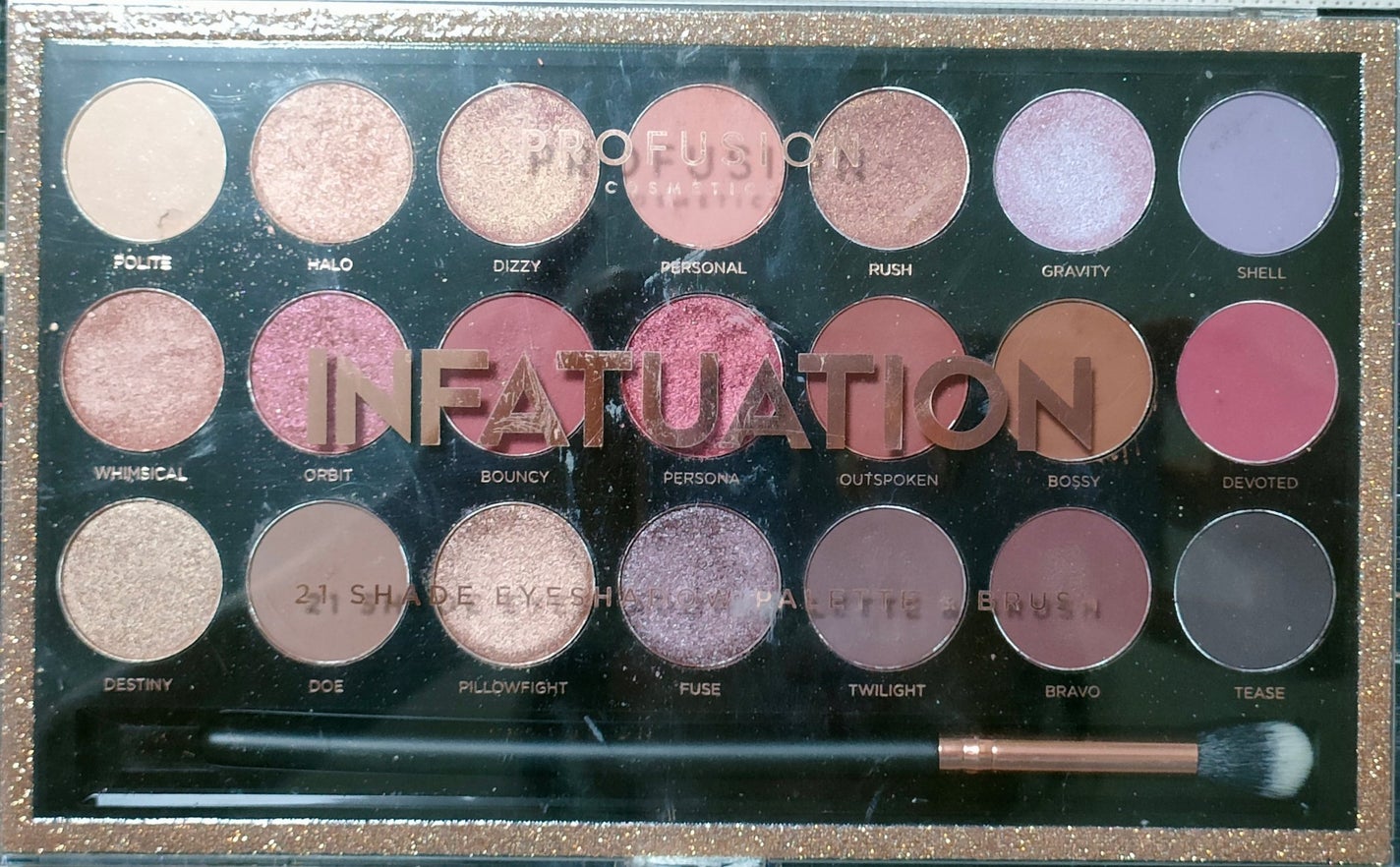 限定 リアルラスティング グリッターシャドウ/K-パレット/単色アイシャドウを使ったクチコミ(2枚目)