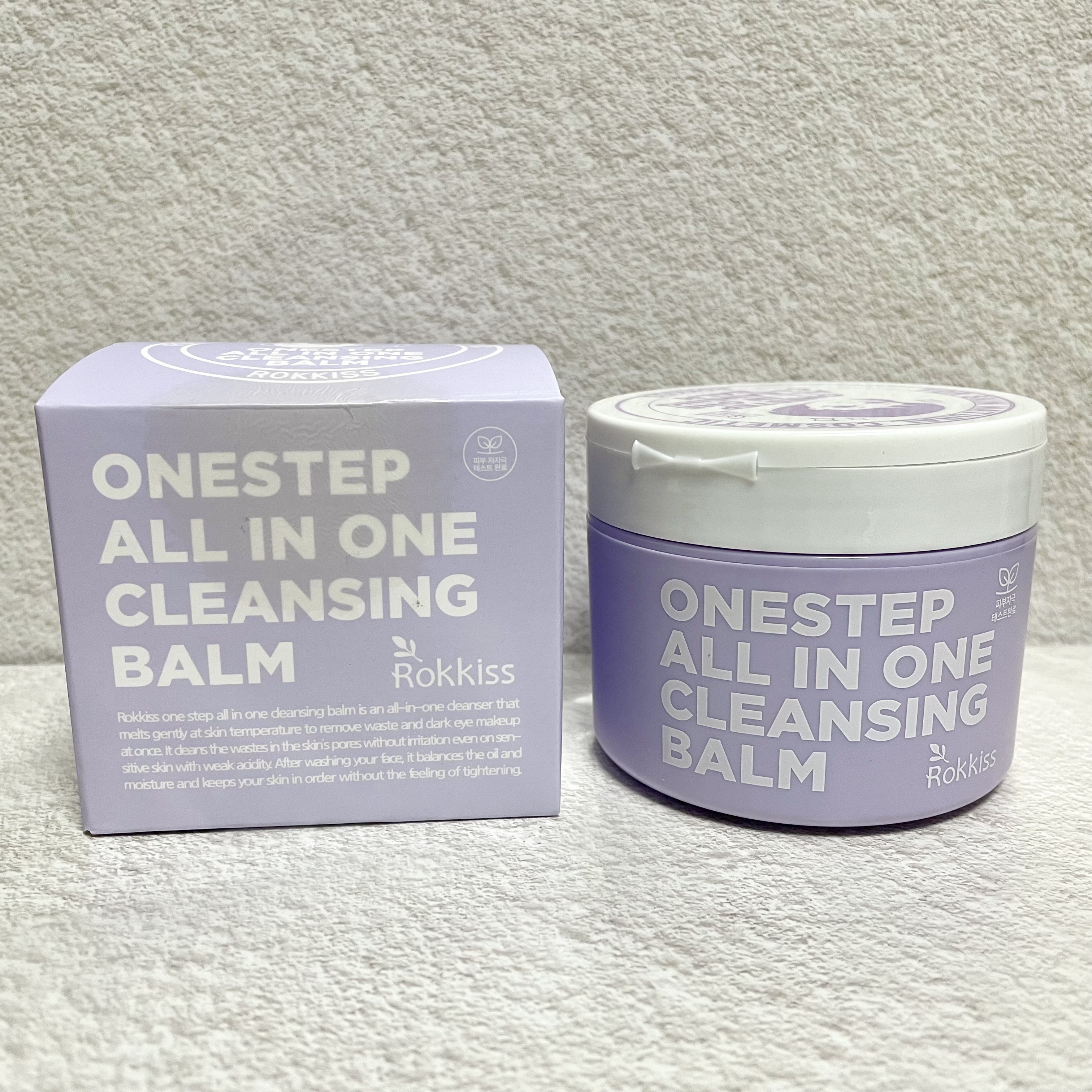 ワンステップオールインワンクレンジングバーム/Rokkiss/クレンジングバームを使ったクチコミ（1枚目）