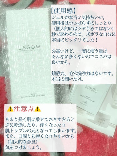 ラゴム ジェルトゥウォーター クレンザー(朝用洗顔)/LAGOM /洗顔フォームを使ったクチコミ（3枚目）