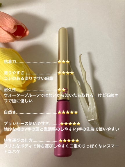 TWOOL ダブルアイリッドグルー/SHOBIDO/二重まぶた用アイテムを使ったクチコミ(2枚目)