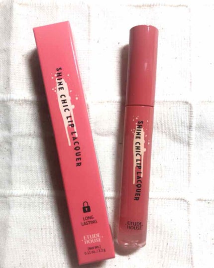 シャインシックリップラッカー/ETUDE/リップグロスを使ったクチコミ(1枚目)
