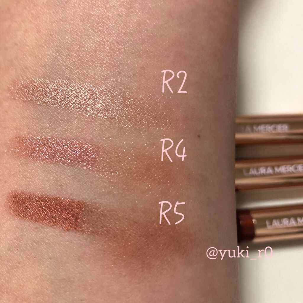 ローズグロウ リフレクションズ キャビアスティック トリオ/ローラ メルシエ/スティックアイシャドウを使ったクチコミ（3枚目）