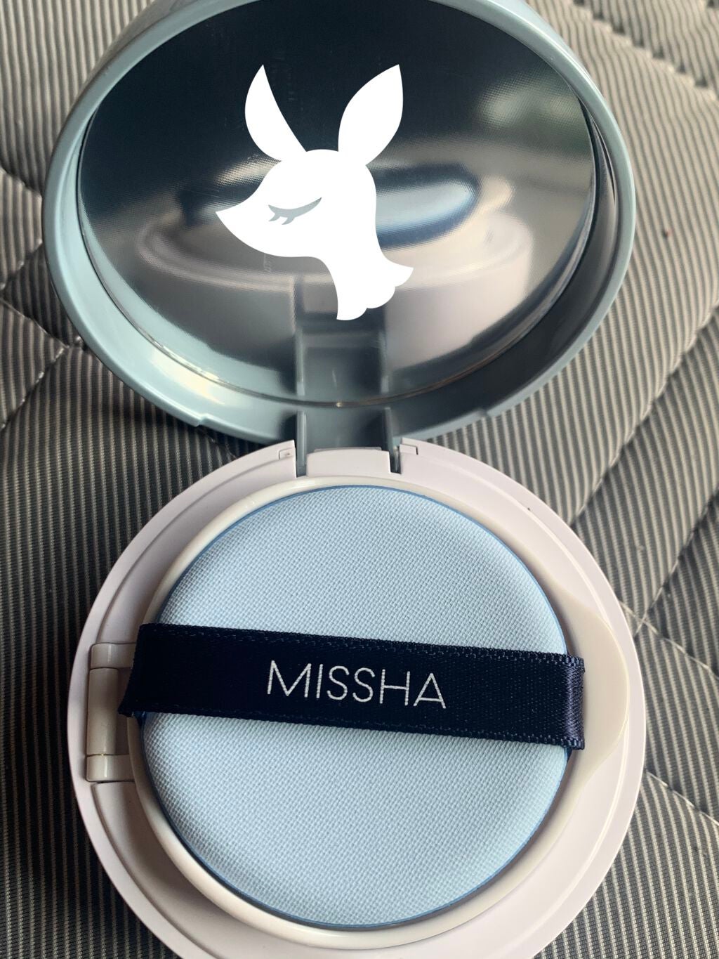 M クッションベース(ブルー)/MISSHA/化粧下地を使ったクチコミ(2枚目)