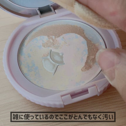 トランスペアレントフィニッシュパウダー/キャンメイク/プレストパウダーを使ったクチコミ(3枚目)