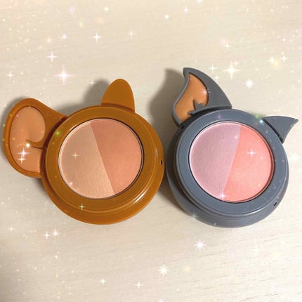 ラッキーフレンズ 2トーンチーク/ETUDE/パウダーチークを使ったクチコミ(2枚目)