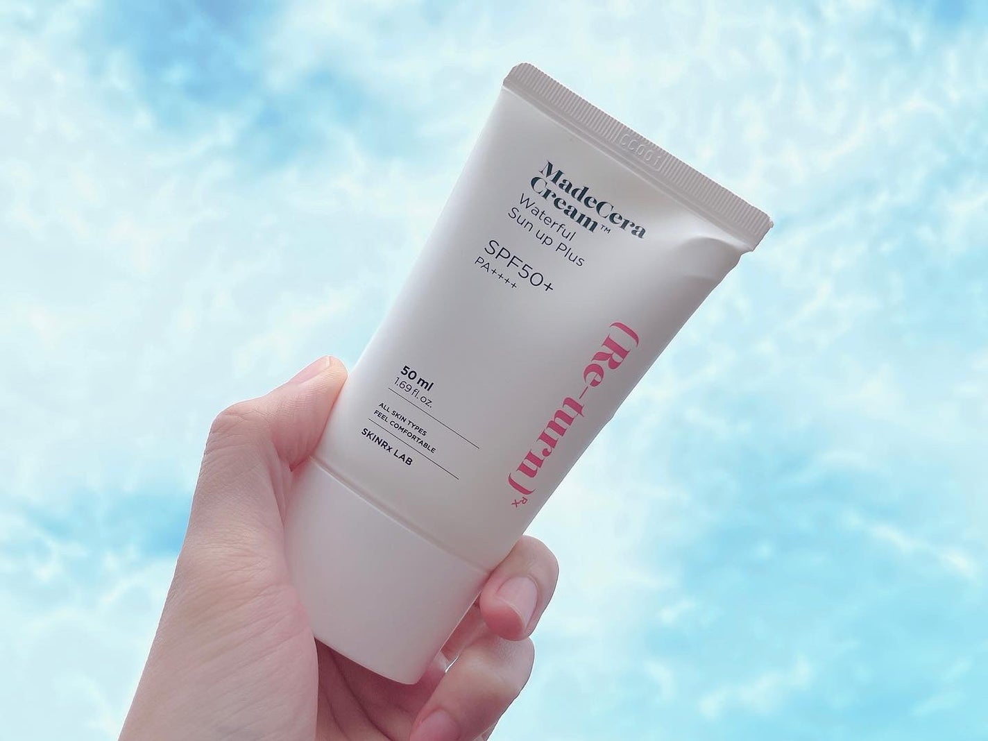 マデセラウォーターフルサンアッププラス/SKINRx LAB/日焼け止めクリームを使ったクチコミ(1枚目)