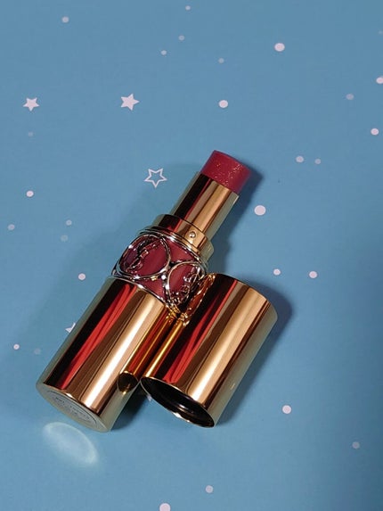 ルージュ ヴォリュプテ シャイン/YVES SAINT LAURENT BEAUTE/口紅を使ったクチコミ(2枚目)