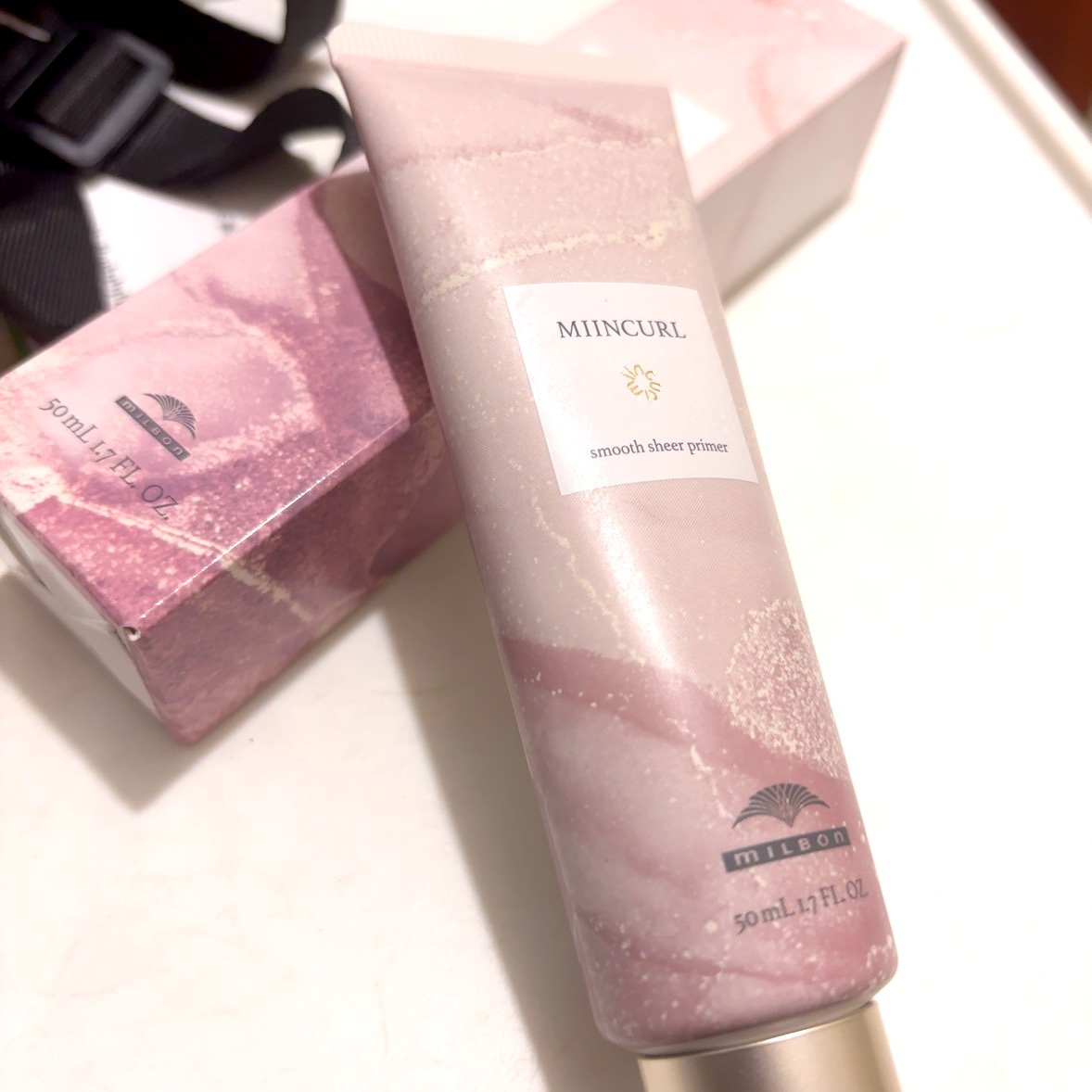 ミインカール　スムースシアー プライマー/ミルボン/ヘアオイルを使ったクチコミ（1枚目）