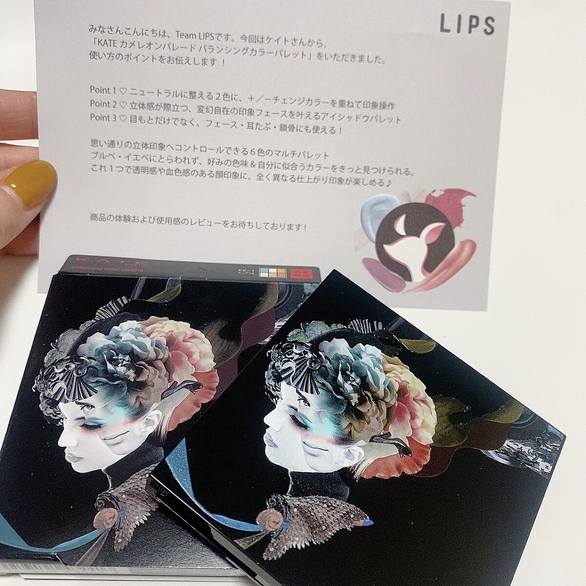 バランシングカラーパレット EX-1/KATE/アイシャドウパレットを使ったクチコミ（1枚目）