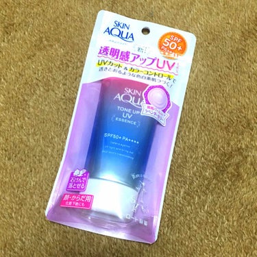 ドラッグストアでの購入品です。

スキンアクア トーンアップUVエッセンス
SPF50+ PA++++

今まで使ってた日焼け止めが少なくなってきたので、欲しかったこちらをやっと購入できました！
とても