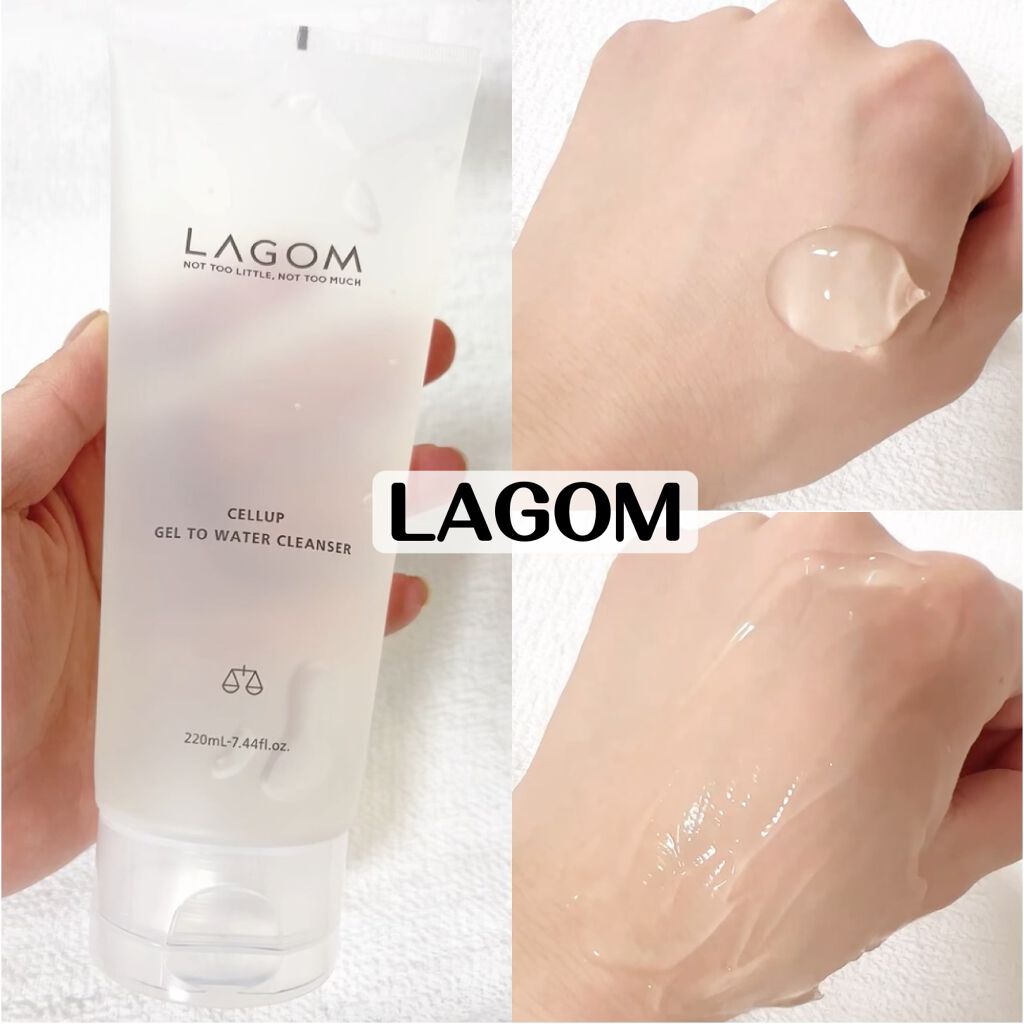 ラゴム ジェルトゥウォーター クレンザー(朝用洗顔)/LAGOM /その他洗顔料を使ったクチコミ(1枚目)
