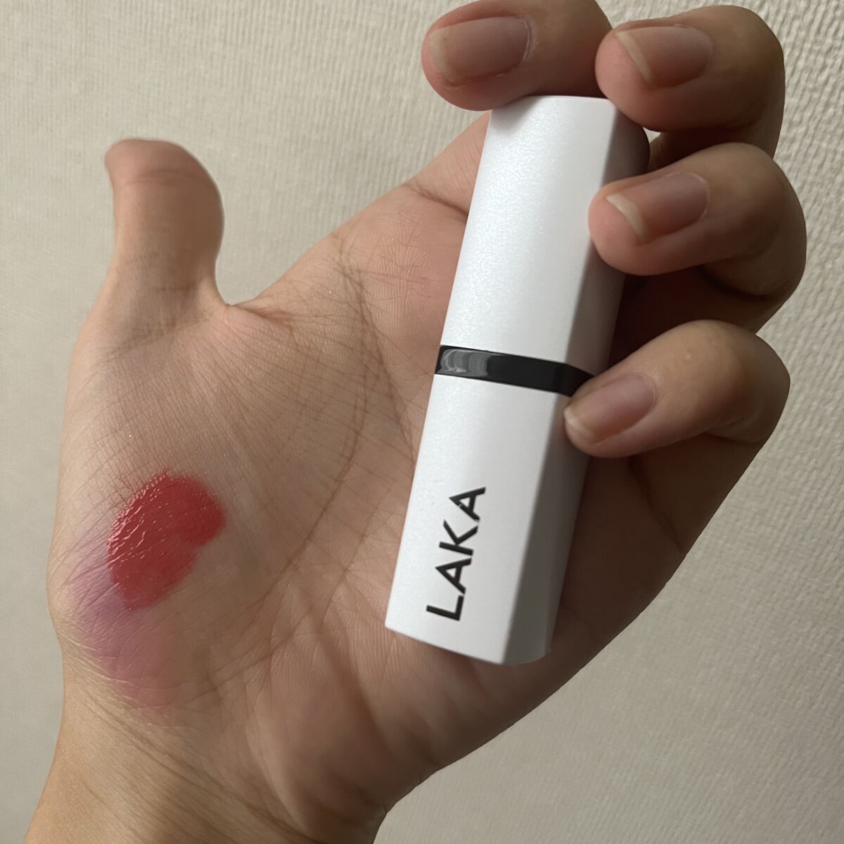 ウォータリーシアー リップスティック 08 BIZET/Laka/口紅を使ったクチコミ（1枚目）